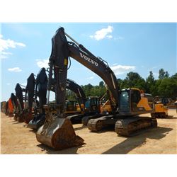 2016 VOLVO EC350EL HYDRAULIC EXCAVATOR, VIN/SN:VCEC35EP00310257 - 13' - 8" STICK, 70" BUCKET, AUX HY