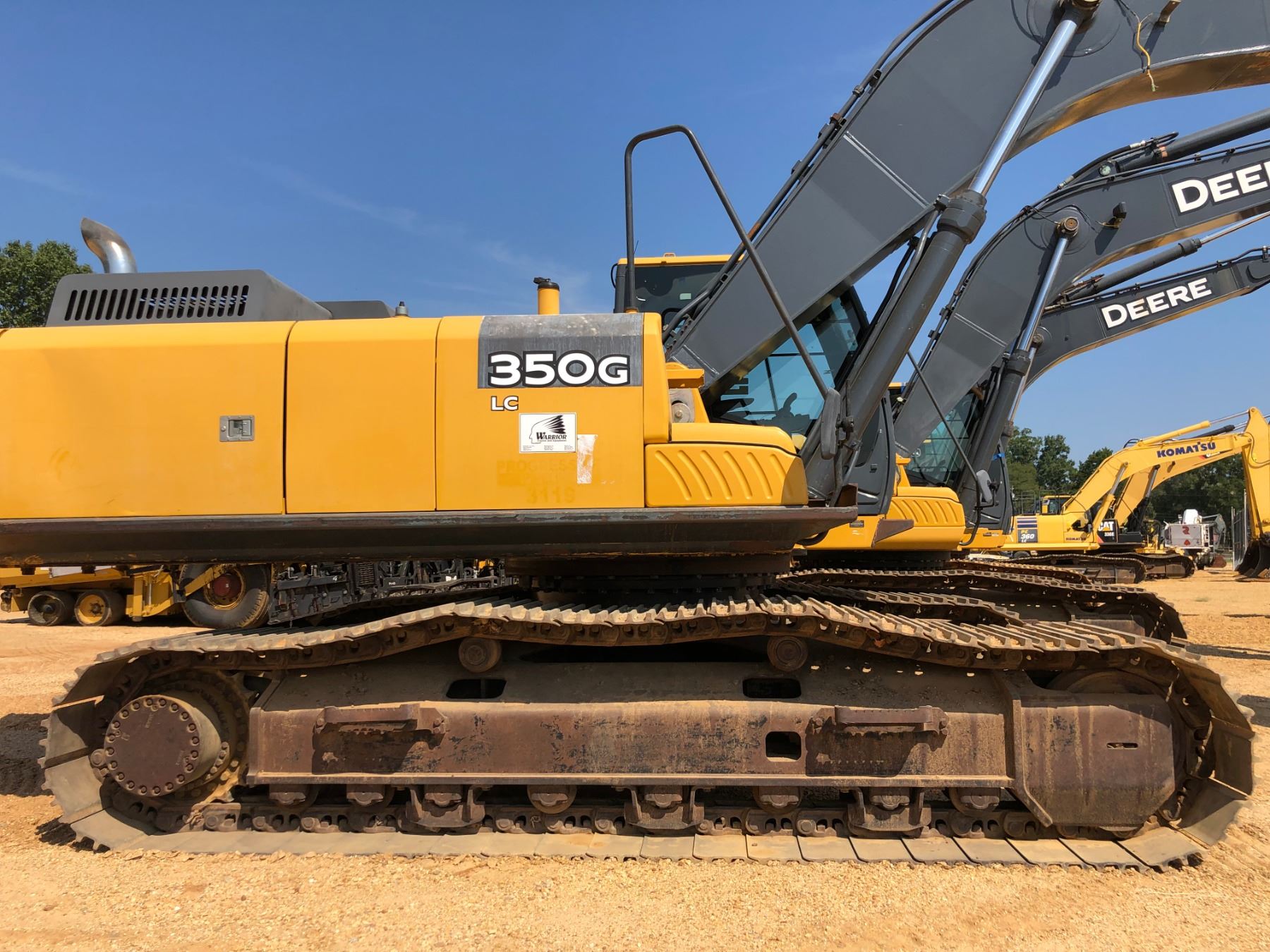 2014 JOHN DEERE 350G LC HYDRAULIC EXCAVATOR, VIN/SN809782 10' STICK