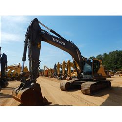 2015 VOLVO EC300EL HYDRAULIC EXCAVATOR, VIN/SN:310357 - 10' STICK, 60" BUCKET, AUX HYD, CAB, METER R