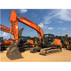 2015 HITACHI ZX210LC-5 HYDRAULIC EXCAVATOR, VIN/SN:330738 - 9'-6" STICK, 48" BUCKET, COUPLER, THUMB,