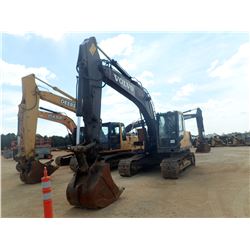 2011 VOLVO EC160CL HYDRAULIC EXCAVATOR, VIN/SN:120889 - 9' STICK, 36" BUCKET, AUX HYD, CAB, A/C, MET