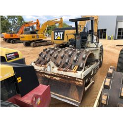 INGERSOLL-RAND 110 PRO-PAC ROLLER, VIN/SN:169296 - VIBRATORY, 84" PADFOOT DRUM, BLADE, CANOPY, METER