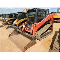 2017 KUBOTA SVL95-2S SKID STEER LOADER, VIN/SN:32855 - CRAWLER, TWO SPEED, BUCKET, CAB, AC, METER RE