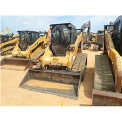 2013 CAT 289C2 SKID STEER LOADER, VIN/SN:RTD01143 - CRAWLER, HIGH FLOW, 2 SPEED. BUCKET, CAB, A/C, M