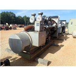 UNITED STATE MOTOR GENERATOR SET, VIN/SN:2690393 - 300KW, 3 PHASE, 600 VOLTS, CUMMINS V7-12-600 DIES