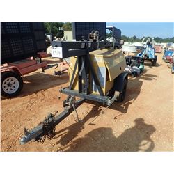 WACKER LIGHT PLANT/ GENERATOR, DIESEL ENGINE, METER READING 2,899 HOURS (B-3)