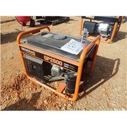 GENERAC GP2600 GENERATOR, GAS ENGINE (B-3)