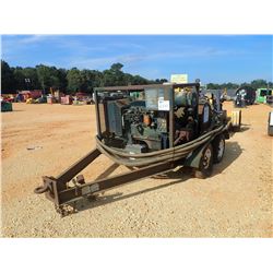 COWIN HYDRAULIC PUMP UNIT, VIN/SN:77851 - 5.9 LTR CUMMINS ENGINE, VICKERS HYD PUMP, PORTABLE, METER 