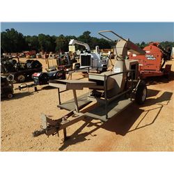 FINN HAY/STRAW BLOWER, KUBOTA DIESEL, TRAILER MTD, METER READING 244 HOURS (B-4)