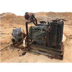 2005 DEUTZ 5DZXL07 VIN/SN:10038607 - ENGINE, 284HP, MOUNTED ON SKIDS, (WAS PART OF WATER PUMP) (SELL