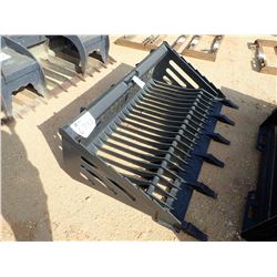 66" SKELETON ROCK BUCKET, FITS SKID STEER LOADER (B5)