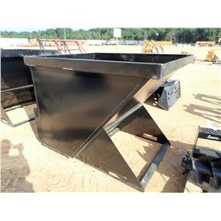 1.75 YARD TRASH HOPPER, FITS SKID STEER LOADER (B-5)