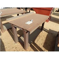 29.5" X 60" HEAVY DUTY WORKBENCH, PAINTED (B7)