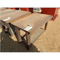 29.5" X 60" HEAVY DUTY WORKBENCH, PAINTED (B7)