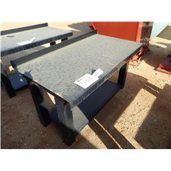 29.5" X 60" HEAVY DUTY WORKBENCH, PAINTED (B7)