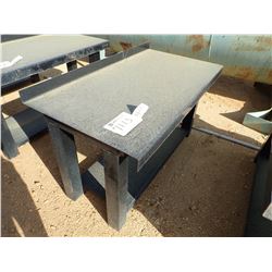 29.5" X 60" HEAVY DUTY WORK BENCH, PAINTED (B7)