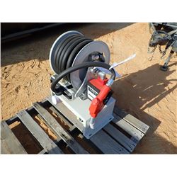FUEL PUMP, GALLON METER, HOSE REEL W/NOZZLE, 120 VOLTS (B7)