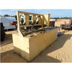 LUBE STORAGE TANK W/HOSE, REEL, PUMP & NOZZLE (B-7)