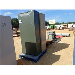 (2) METAL STORAGE CABINET (B-9)