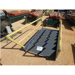 STEEL STAIR CASE W/HAND RAIL (B9)