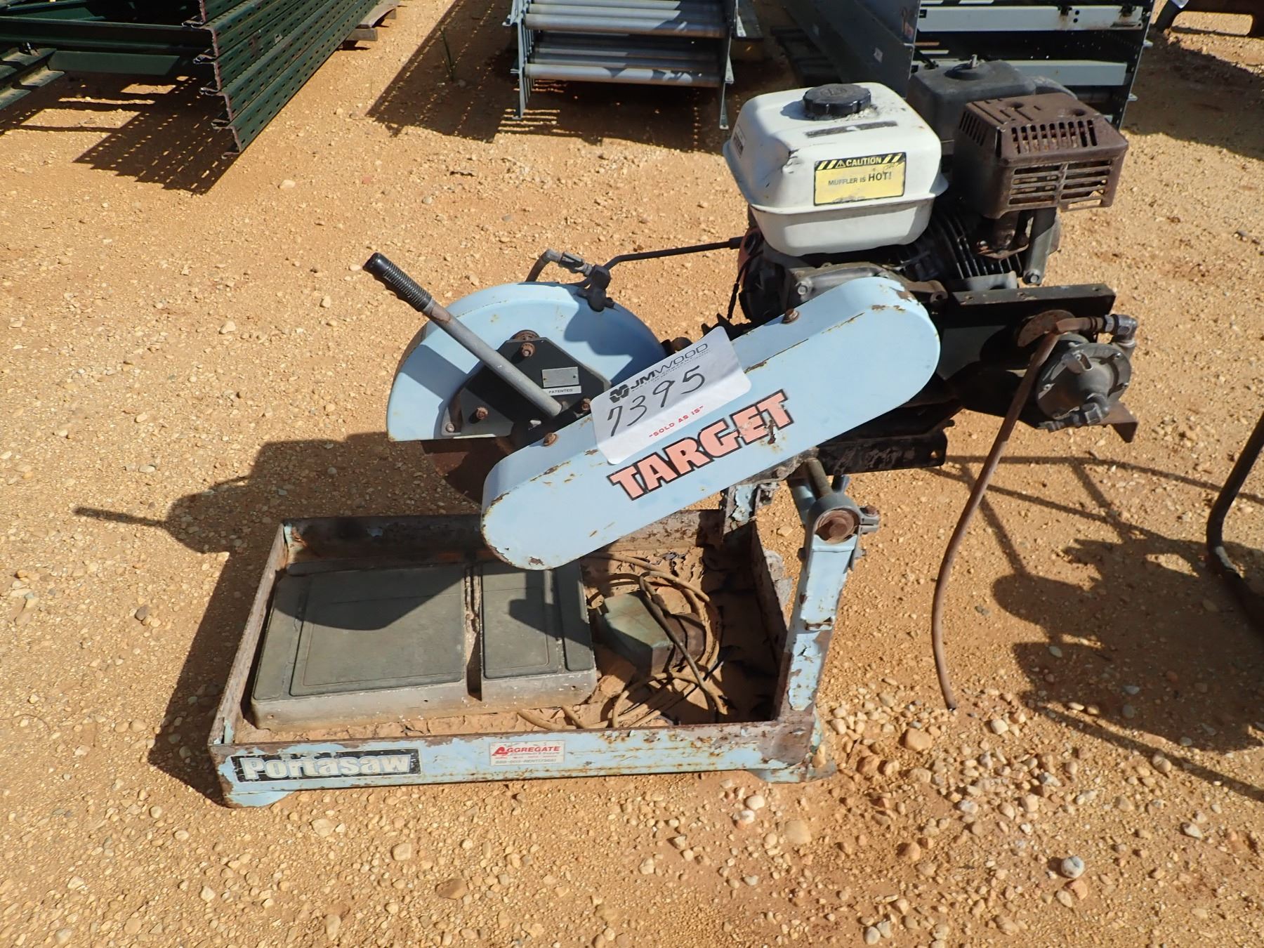 TARGET MASONARY SAW, GAS ENGINE (B9) J.M. Wood Auction Company, Inc.