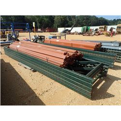 (1) PALLET SUPPORT RAILS W/UPRIGHTS (B9)