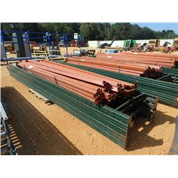 (1) PALLET SUPPORT RAILS W/UPRIGHTS (B9)