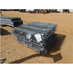 (20) WIRE PALLET RACK SHELVES (B9)