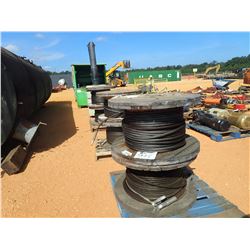(2) REELS OF STEEL CABLE (B-9)