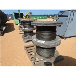 (2) REELS OF STEEL CABLE (B-9)