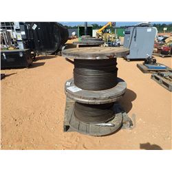 (2) REELS OF STEEL CABLE (B-9)