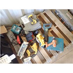 (1) PALLET MISC POWER TOOLS (B-9)