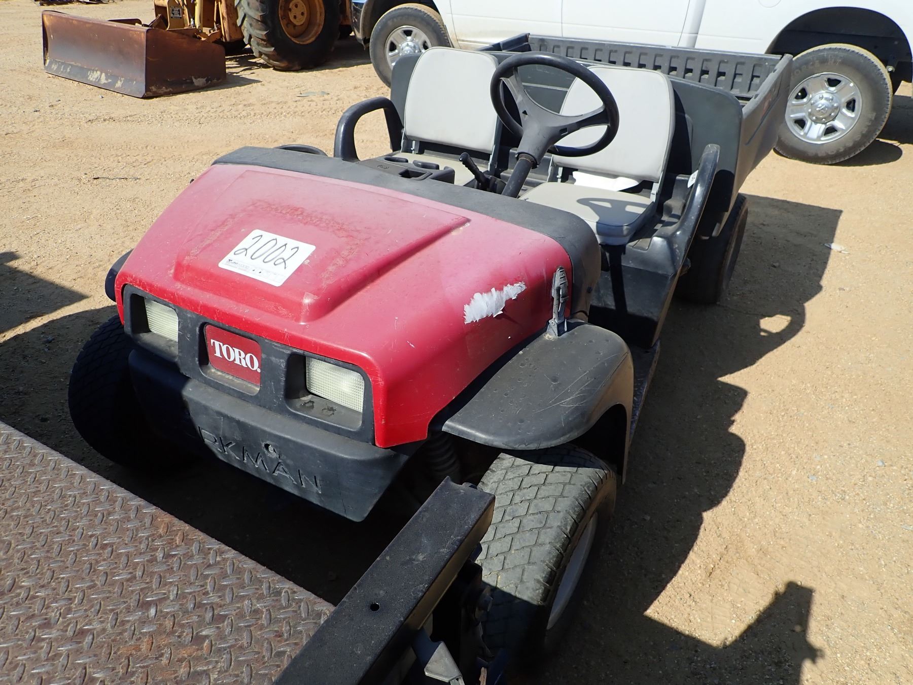 TORO WORKMAN MD UTV, GAS ENGINE, DUMP BODY J.M. Wood Auction