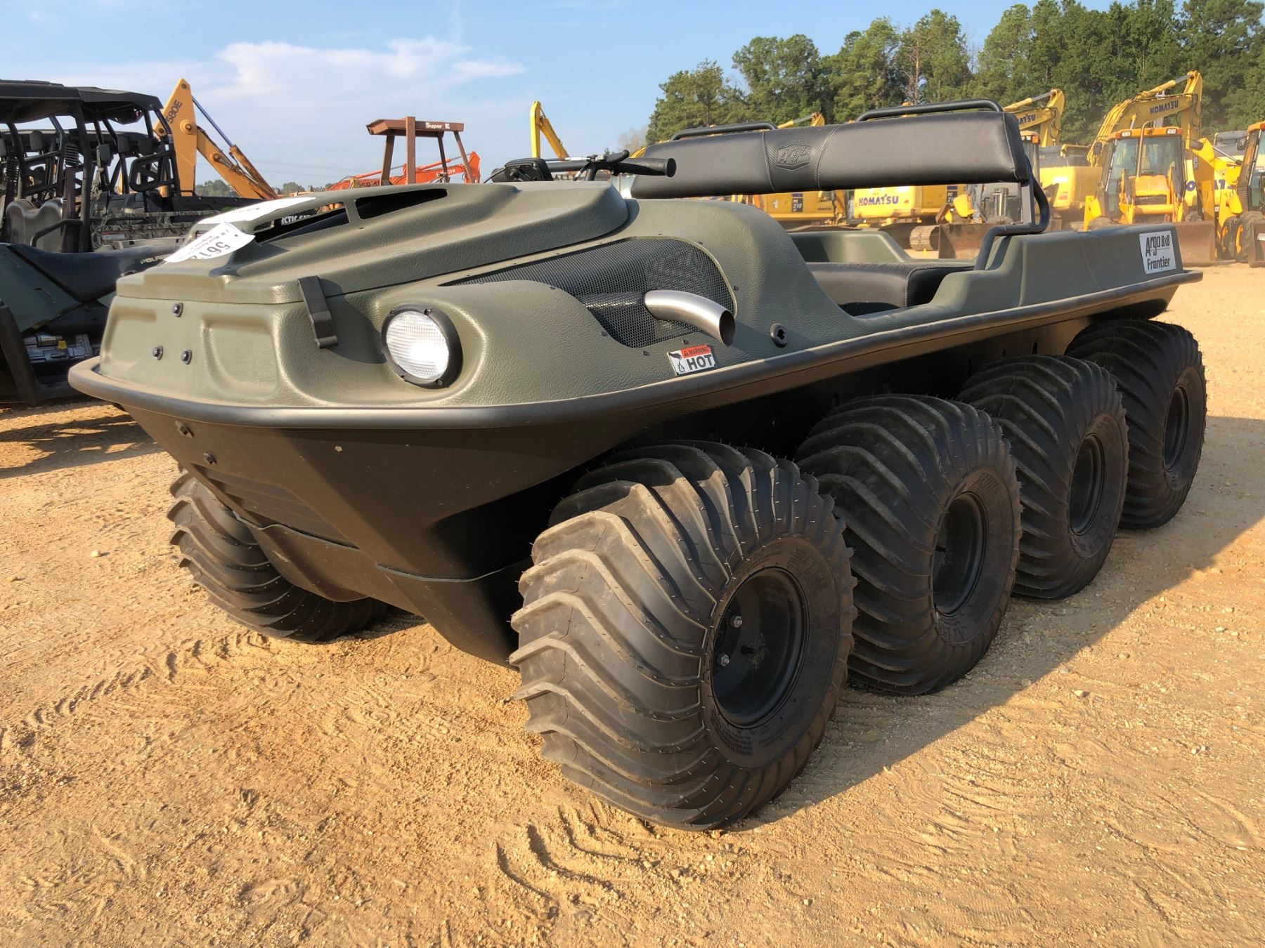 2018 ARGO 8X8 FRONTIER UTV, VIN/SN2DGC000T9JNR42348 GAS ENGINE, 2