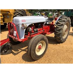 1952 FORD 8N FARM TRACTOR, - GAS ENGINE, 12.4-28 REAR TIRES