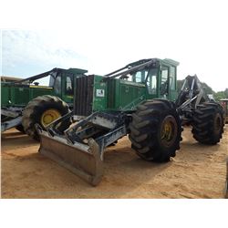 2012 JOHN DEERE 748H SKIDDER, VIN/SN:642220 - GRAPPLE, DUAL ARCH, WINCH, CAB, AC, 30.5L-32 TIRES, ME