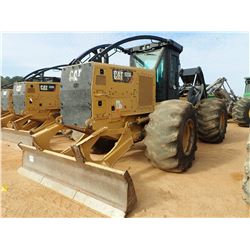 2015 CAT 525D SKIDDER, VIN/SN:GKP00293 - GRAPPLE, DUAL ARCH, WINCH, A/C, 30.5L-32 TIRES, METER READI