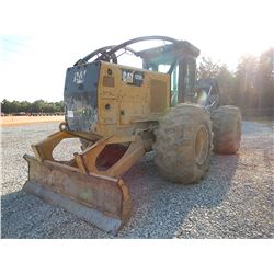 CAT 525D SKIDDER, VIN/SN:KDK00298 - DUAL ARCH, WINCH, CAB, A/C, 30.5L32 TIRES, METER READING 7,633 H
