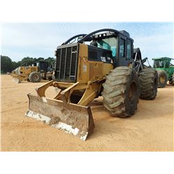 2011 CAT 525C SKIDDER, VIN/SN:52501316 - GRAPPLE, DUAL ARCH, CAB, AC, 30.5L-32 TIRES, METER READING 