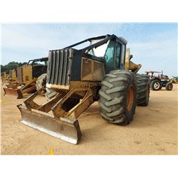 JOHN DEERE 648G II SKIDDER, VIN/SN:581176 - GRAPPLE, SINGLE ARCH, WINCH, CAB, A/C, 30.5L-32 TIRES, M