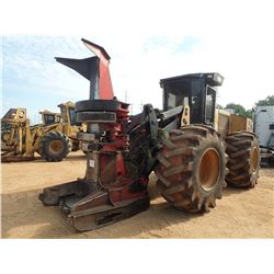 2014 CAT 573C FELLER BUNCHER, VIN/SN:W7300122 - SC57 SAW HEAD, CAB, A/C, 30.5-32 TIRES, METER READIN