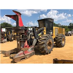 2012 CAT 563C FELLER BUNCHER, VIN/SN:JCB00299 - PRENTICE SC57 SAW HEAD, CAB, A/C, 28L-26 TIRES, METE