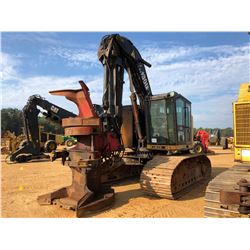 CAT TK711 FELLER BUNCHER, VIN/SN:10100263 - TRACK MOUNTED, ROTATING SAW HEAD, CAB, A/C, METER READIN