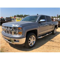 2015 CHEVROLET SILVERADO Z71 PICK UP, VIN/SN:3GCUKSEC0FG481804 - 4X4, CREW CAB, V8 GAS ENGINE, A/T, 