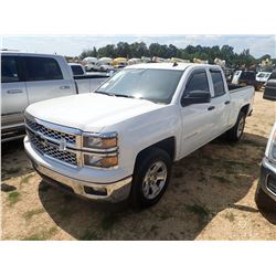 2014 CHEVROLET SILVARADO PICKUP TRUCK, VIN/SN:1GCRCREC4EZ391050 - EXT CAB, V8 GAS ENGINE, A/T, ODOME