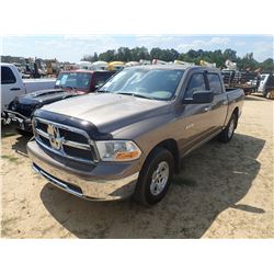 2009 DODGE RAM PICKUP TRUCK, VIN/SN:1D3HV13PXPS799491 - 4X4, CREW CAB, V8 GAS ENGINE, ODOMETER READI