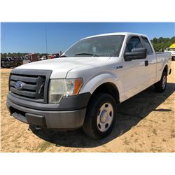 2011 FORD F150 PICKUP TRUCK, VIN/SN:1FTEX1EM2BFB04248 - 4X4, EXT CAB, V8 GAS, A/T, ODOMETER READING 