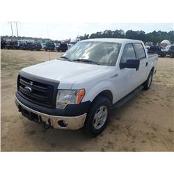 2013 FORD F150 XL PICKUP, VIN/SN:1FTFW1EF1DFC93843 - 4X4, CREW CAB, V8 GAS ENGINE, A/T, ODOMETER REA