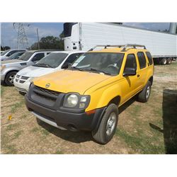 2002 NISSAN XTERA VIN/SN:5N1ED28T02C527506 - GAS ENGINE, A/T, ODOMETER READING 230,349 MILES