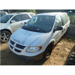 2006 DODGE CARAVAN VIN/SN:1D4GP21353B334616 - GAS ENGINE, A/T, ODOMETER READING 57,812 MILES